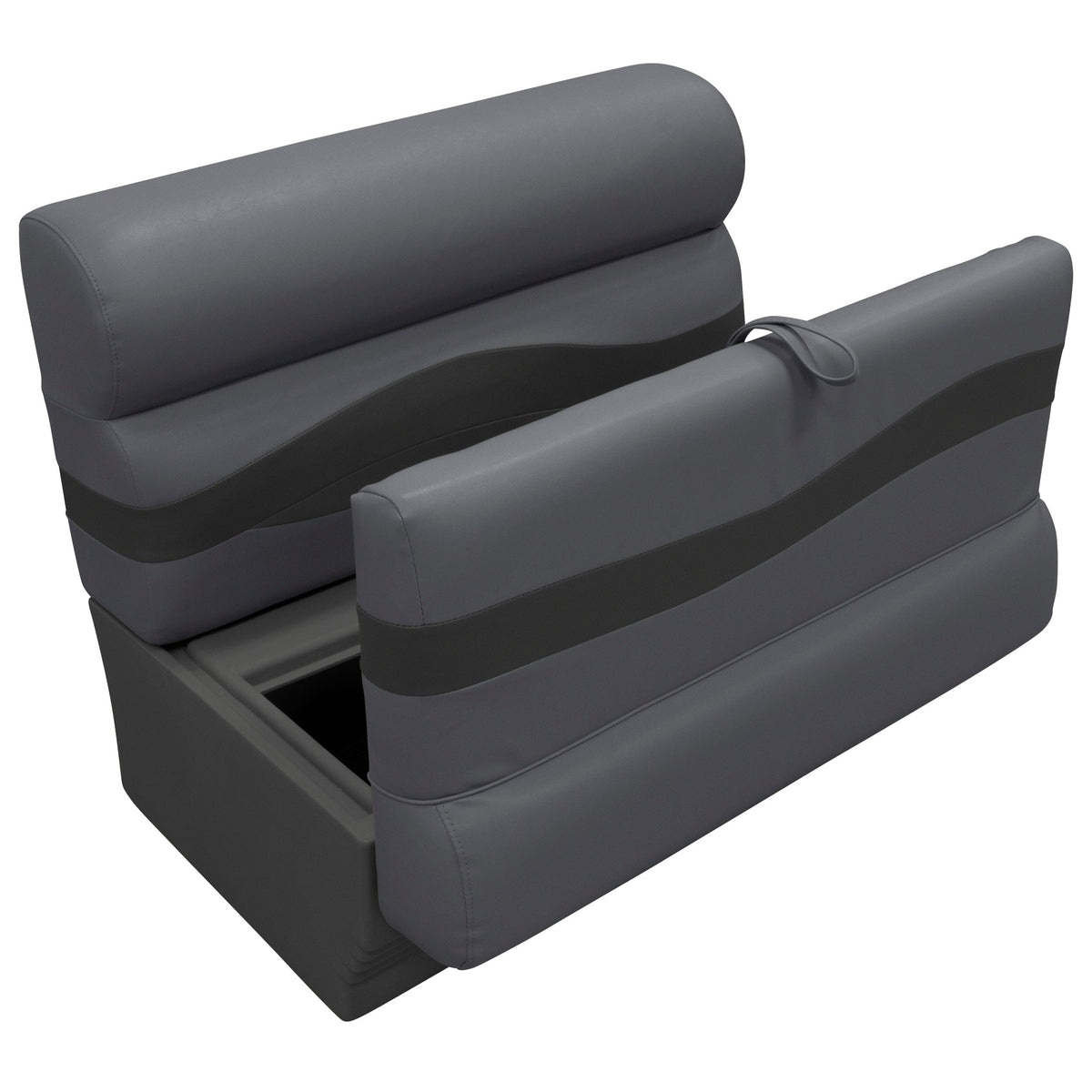 Wise Premier Series 36-Inch Pontoon Bench Base Only — Roto-Molded Storage Bench Base For Pontoon Boats