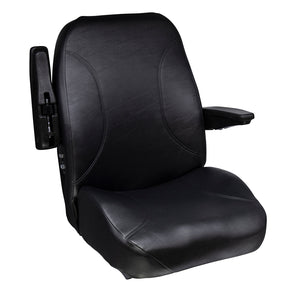 Wise Industrial WM1668 Trimline Low Back Seat - Arm Up View