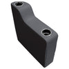 Wise 3009 Premier Pontoon Arm Rest - Left Radius | Dark Mode Premier Pontoon Boatseats Slate • Dark Neutral 