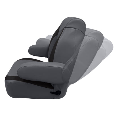 Wise 3126 High Back Pontoon Reclining Helm | Dark Mode Bucket Seats Boatseats 