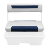 Wise 8WD156-BS 70 Qt / 62 Qt Swingback Cooler Back Rest & Seat Cushion Set Offshore Seating Boatseats Brite White • Mariner Blue 