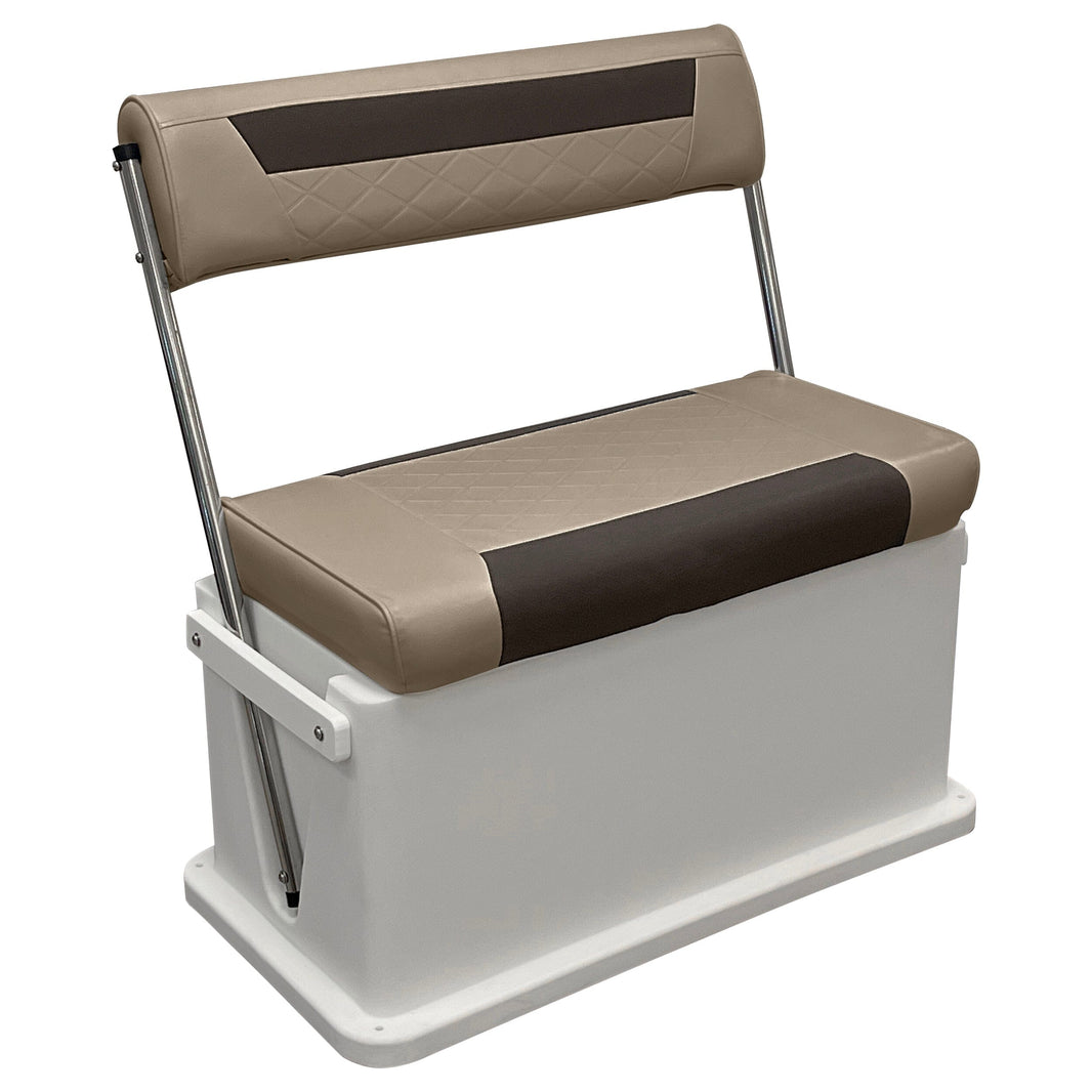 Wise 8WD437 Swingback 62 Qt Cooler Seat Offshore Seating Boatseats Neutral • Meteor 