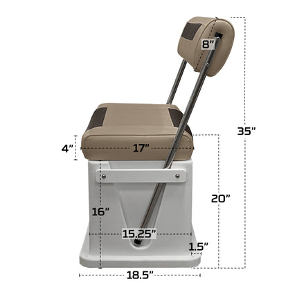 Wise 8WD437 Premium Swingback 62 Qt Cooler Seat