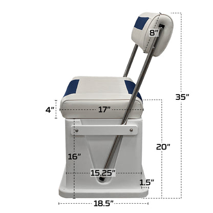 Wise 8WD437 Premium Swingback 62 Qt Cooler Seat