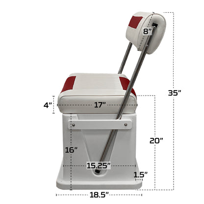 Wise 8WD437 Premium Swingback 62 Qt Cooler Seat