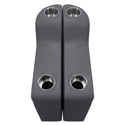 Wise 3009 Premier Pontoon Arm Rest - Left Radius | Dark Mode Premier Pontoon Boatseats 