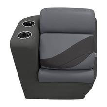 Wise BM13006L Premier Pontoon Lean Back Chaise - Left | Dark Mode Premier Pontoon Boatseats 
