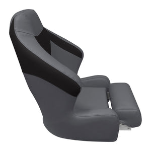 Wise BM3338 Premier Pontoon XL Bucket Seat | Dark Mode Premier Pontoon Boatseats 