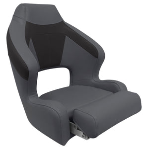 Wise BM3338 Premier Pontoon XL Bucket Seat | Dark Mode Premier Pontoon Boatseats Slate • Dark Neutral 