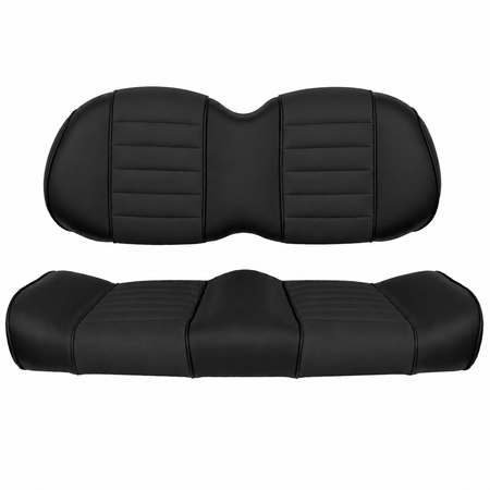 EZGO Medalist / TXT Front Seat Golf Cart Seat Complete Set: Black | IN STOCK NOW!