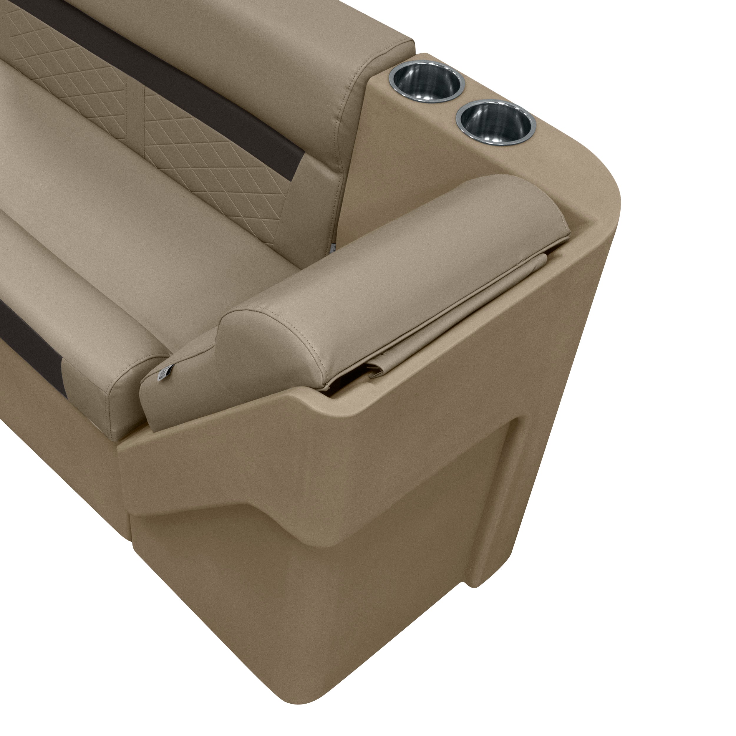 Wise DLX Series Pontoon Lean Back Chaise - Left Radius – Wise Seats