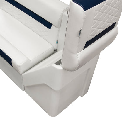 Wise DLX Series Pontoon Lean Back Chaise - Left Radius
