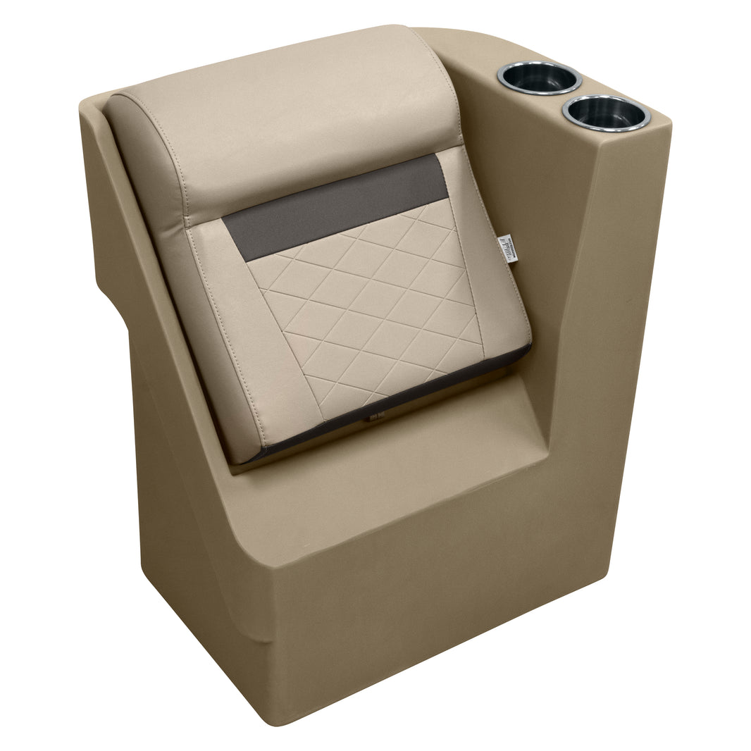 Wise DLX Series Pontoon Lean Back Chaise - Right Radius