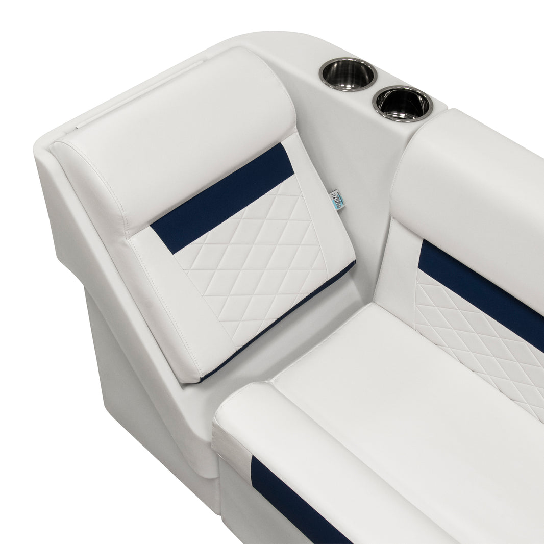 Wise DLX Series Pontoon Lean Back Chaise - Right Radius