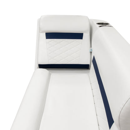 Wise DLX Series Pontoon Lean Back Chaise - Right Radius