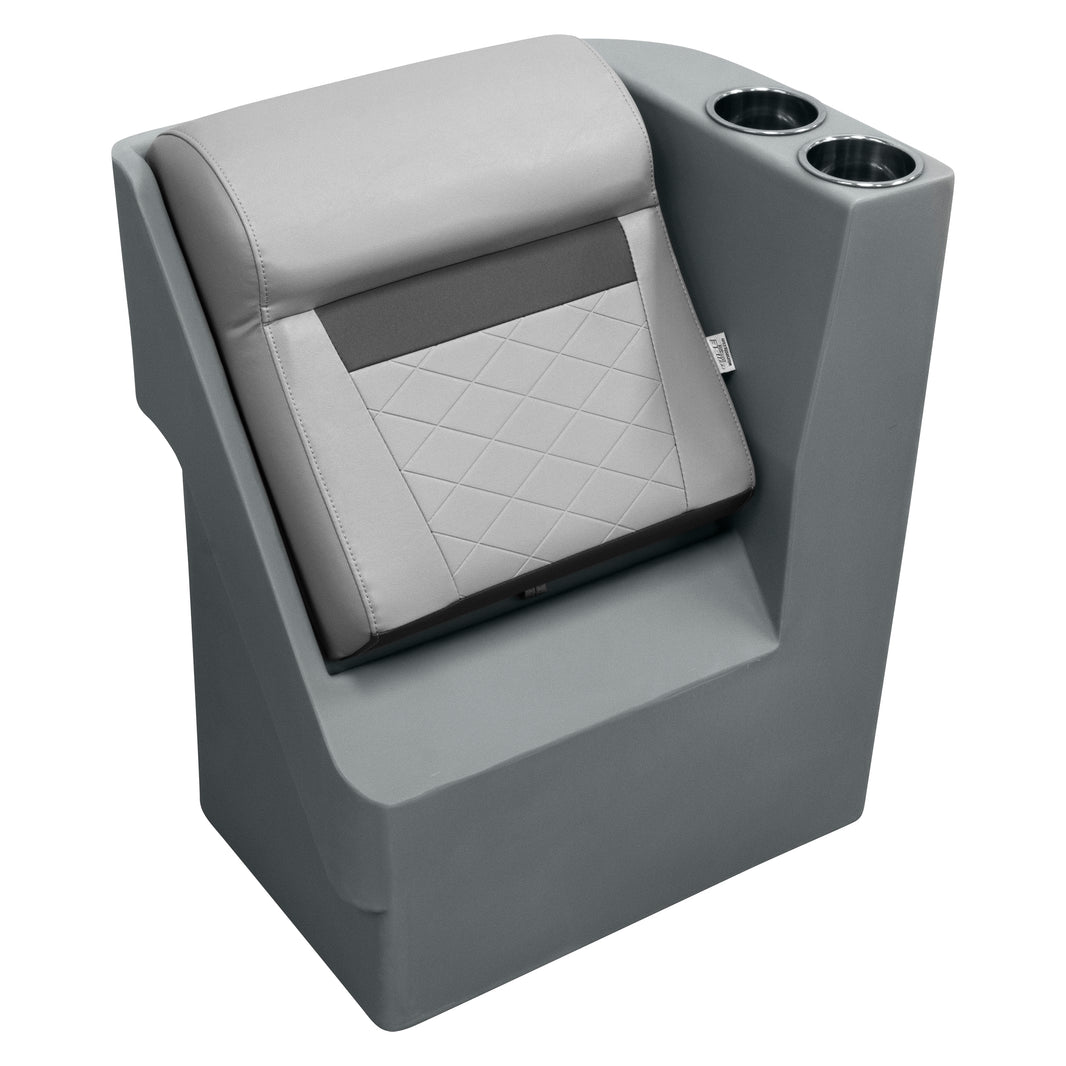 Wise DLX Series Pontoon Lean Back Chaise - Right Radius