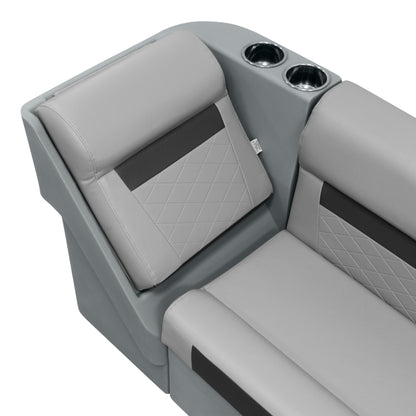 Wise DLX Series Pontoon Lean Back Chaise - Right Radius