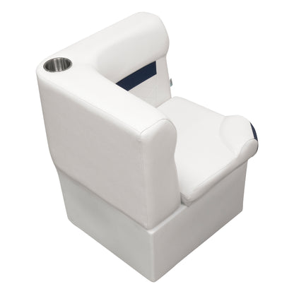 Wise DLX Series Pontoon Corner Section Cushion & Base Package