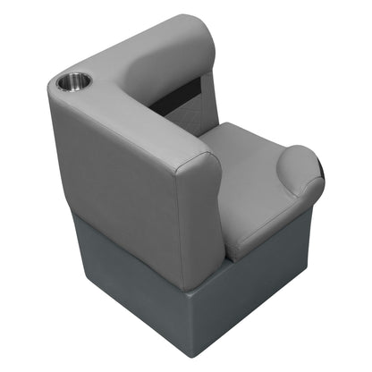 Wise DLX Series Pontoon Corner Section Cushion & Base Package