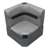 Wise DLX Series Pontoon Corner Section Cushion & Base Package