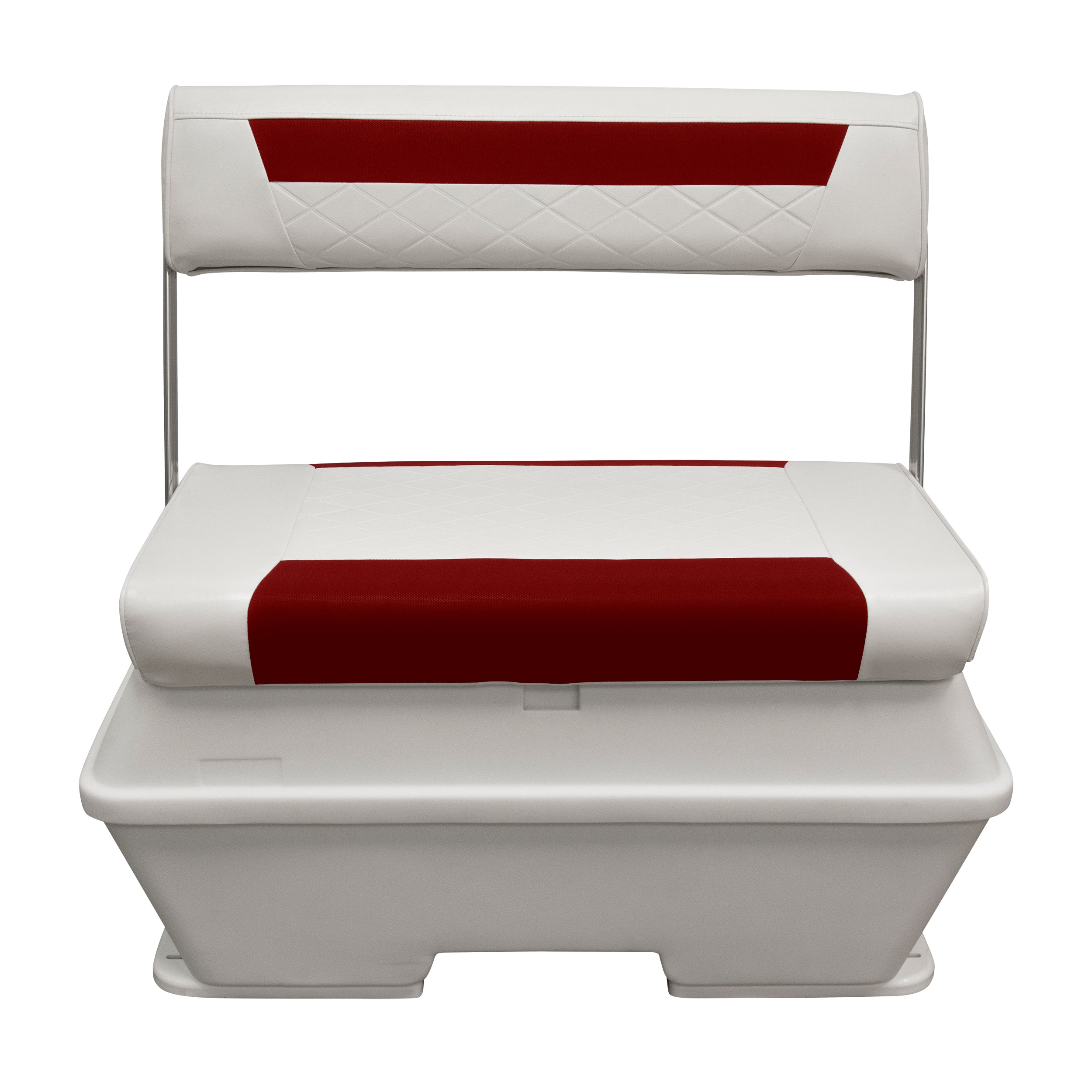 Back Rest Wise 8WD437SS-784 Offshore Swingback Cooler/Storage Seat, 62 Quart, Brite White Boat Center Console