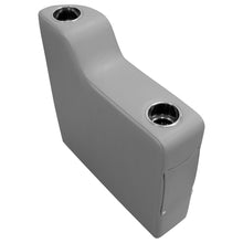 Wise DLX3009 *New* DLX Series Pontoon Arm Rest - Left Radius DLX Pontoon Boatseats Marble 