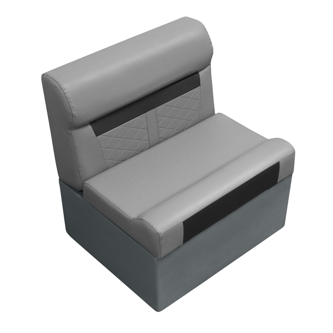 Wise DLX Series Pontoon 28" Bench Cushion & Base Package