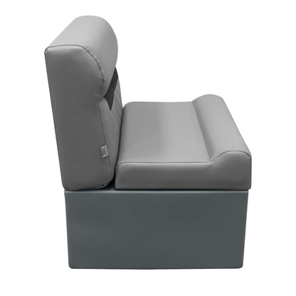 Wise DLX Series Pontoon 28" Bench Cushion & Base Package