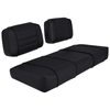 Club Car DS 79-99 Series Golf Cart Seat Premium Designer Sewn - Solid Black