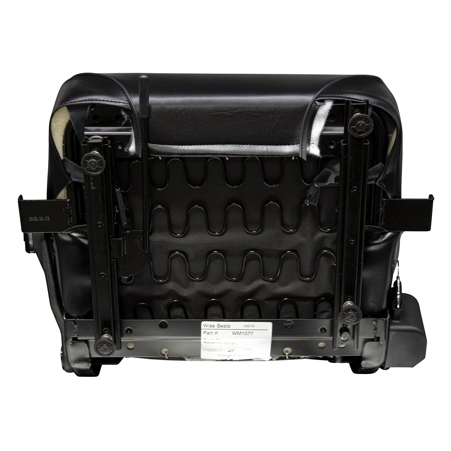 Wise Industrial WM1077 Nissan Style Fold Down Universal Seat Assembly - Bottom View