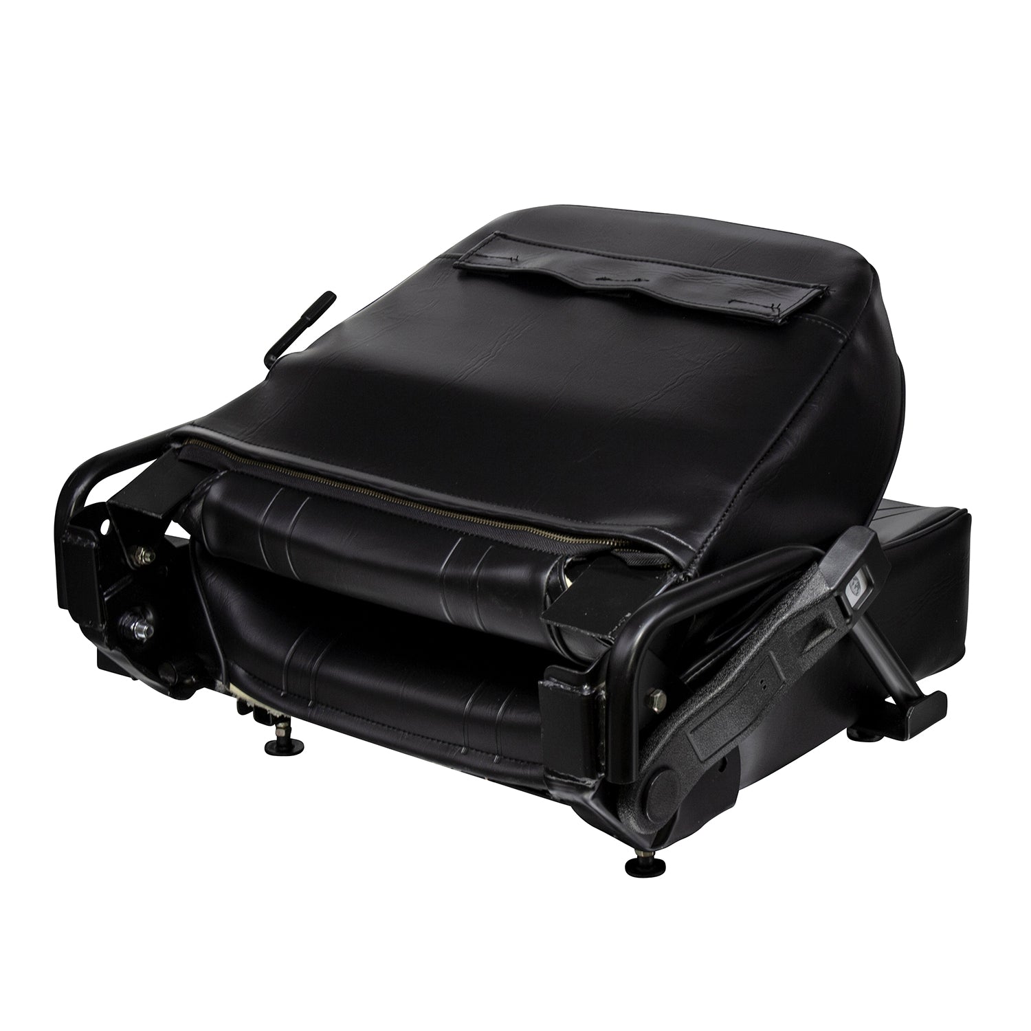 Wise Industrial WM1077 Nissan Style Fold Down Universal Seat Assembly - Rear Folded View