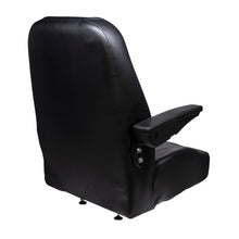 Wise Industrial WM1668 Trimline Low Back Seat - Rear Left View