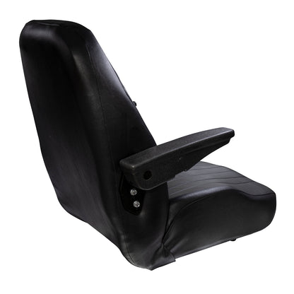 Wise Industrial WM1671 Trimline Low Back Seat - Rear View