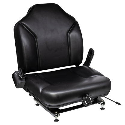 Wise Industrial WM1695 Clark Style Suspension Seat Assembly w/ Retractable Belt