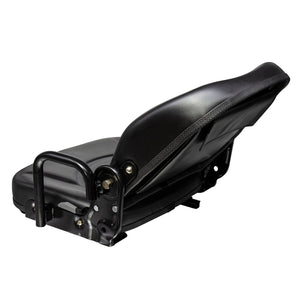 Wise Industrial WM1708P Doosan Style Fold Down Seat Assembly - Reclined View