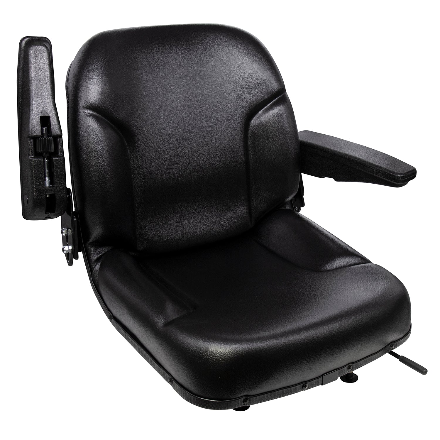 Wise Industrial WM1829 Universal Molded Seat Assembly - Arm Up View