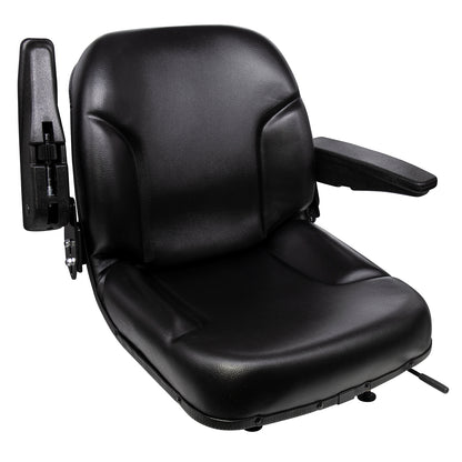 Wise Industrial WM1829 Universal Molded Seat Assembly - Arm Up View