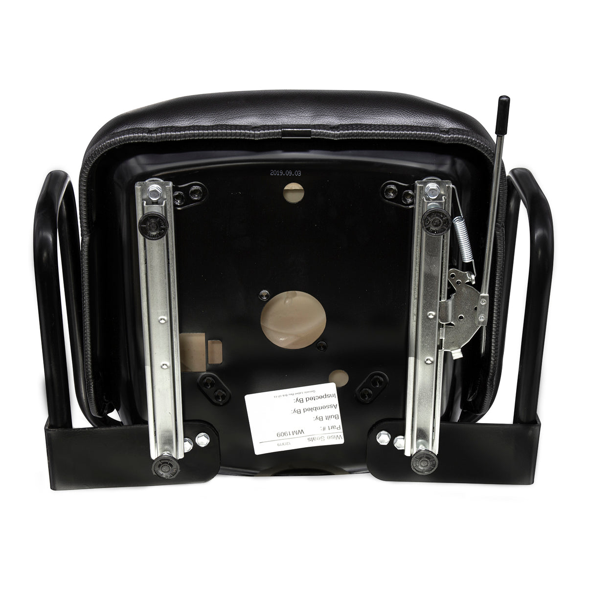 Wise Industrial WM1909 Universal Molded Seat Assembly - Bottom View