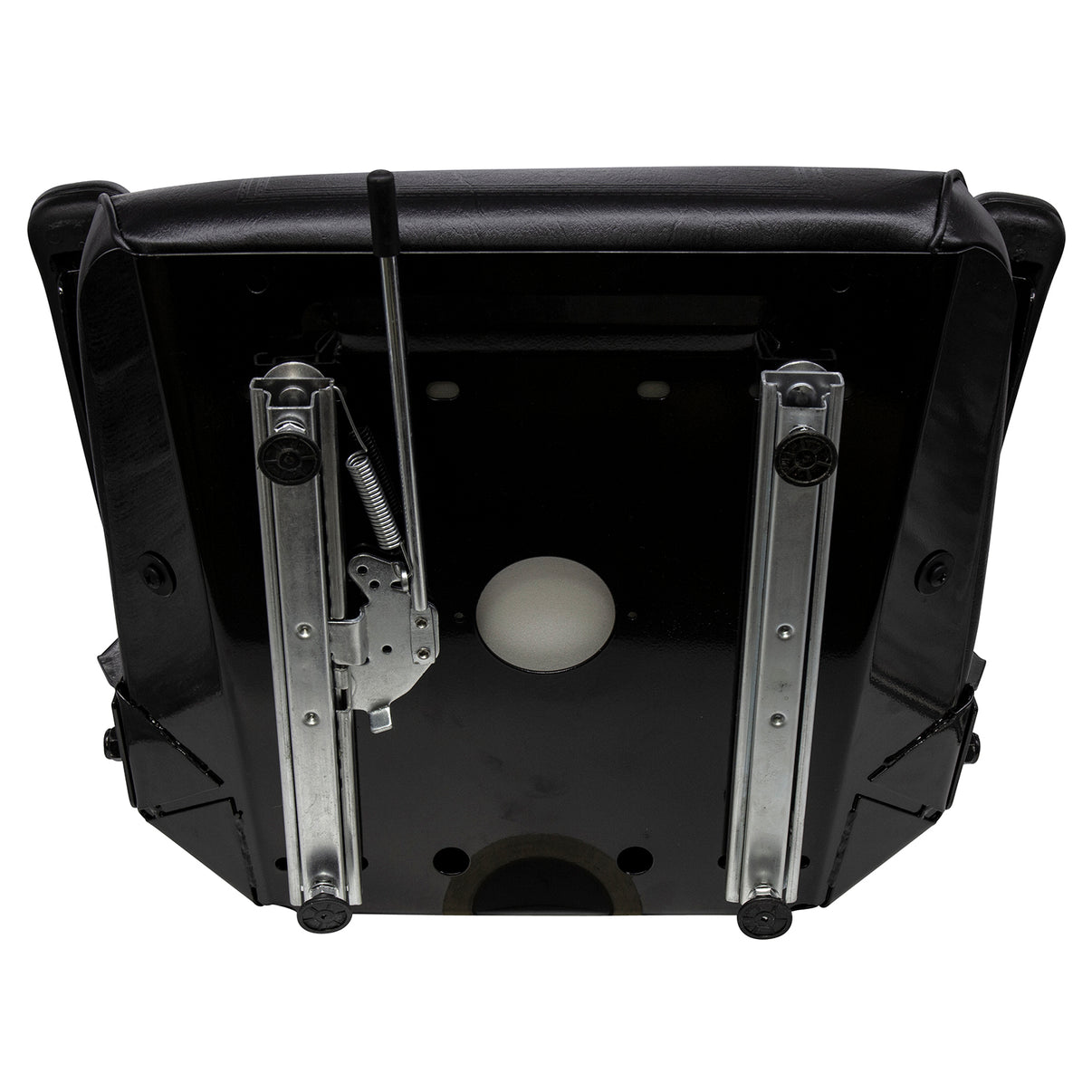 Wise Industrial WM684 Universal Bucket Seat Assembly w/ Armrests - Bottom View