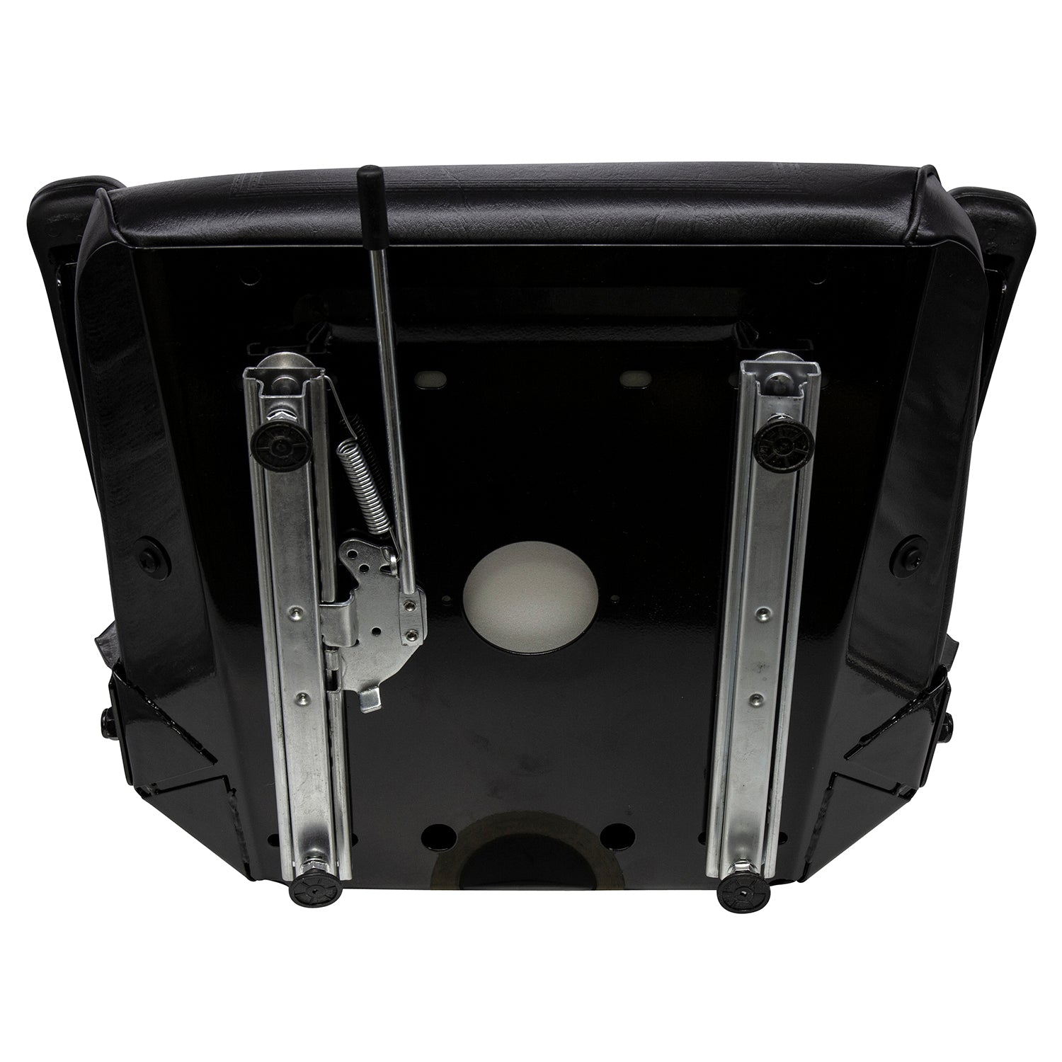 Wise Industrial WM684 Universal Bucket Seat Assembly w/ Armrests - Bottom View