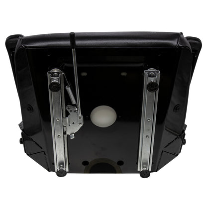 Wise Industrial WM684 Universal Bucket Seat Assembly w/ Armrests - Bottom View