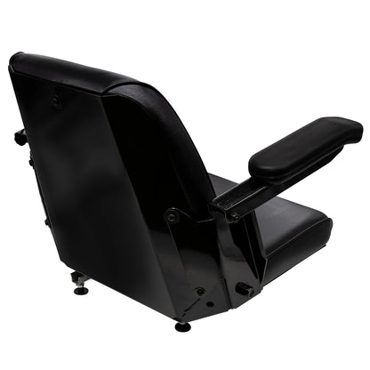 Wise Industrial WM684 Universal Bucket Seat Assembly w/ Armrests - Rear Right View