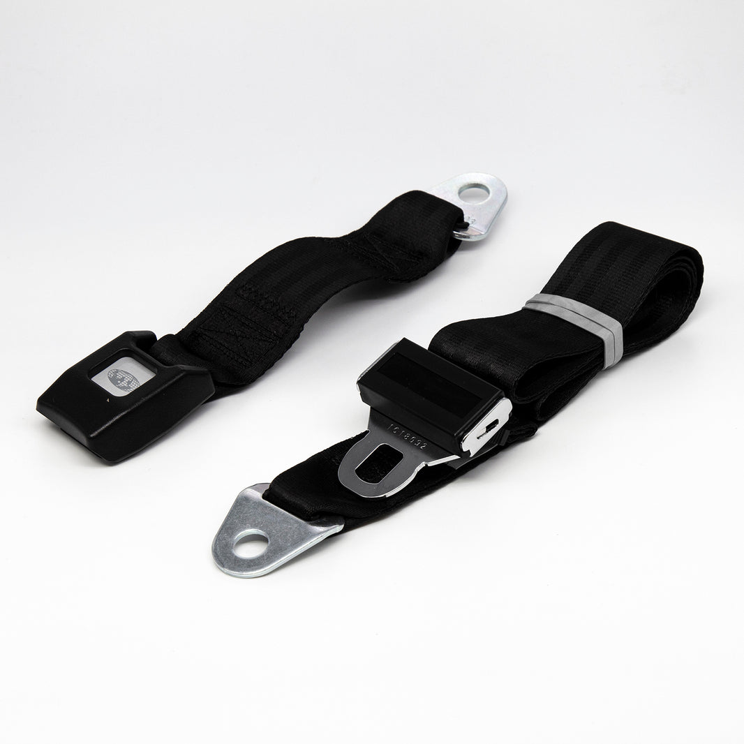Wise Industrial WM698 60" Lap Belt - Black Webbing