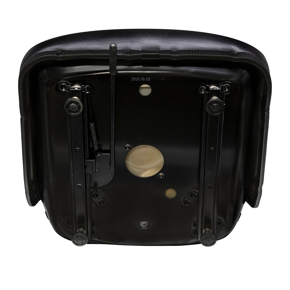 Wise Industrial WM917A Molded Universal Pan Frame Seat Assembly - Bottom View