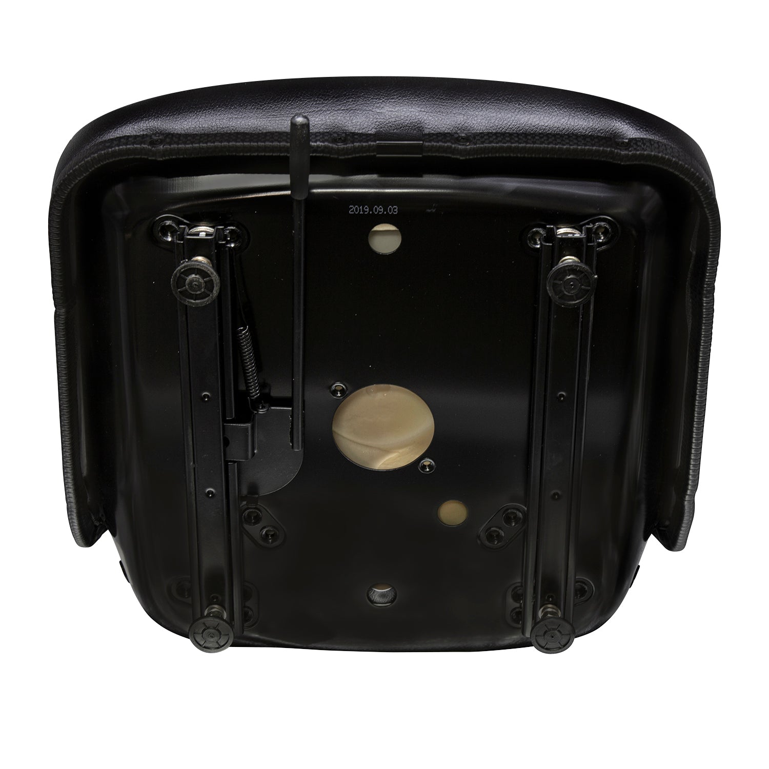 Wise Industrial WM917A Molded Universal Pan Frame Seat Assembly - Bottom View